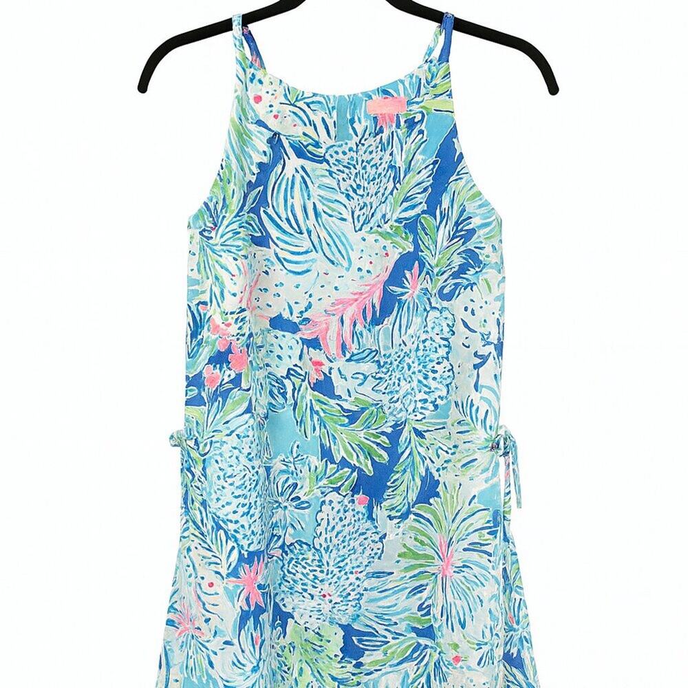 Lilly Pulitzer Tropical Print Romper – Size 6 - Picture 1 of 5